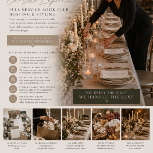 Ivory Experience™ (On-Site Styling & Setup)